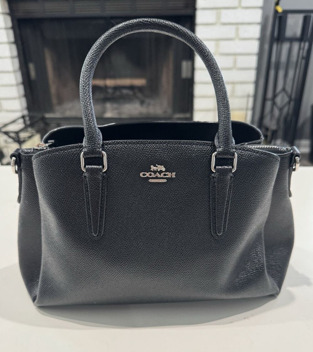 Coach F28977 Mini Sage Carryall Satchel Handbag BLACK **READ Description**